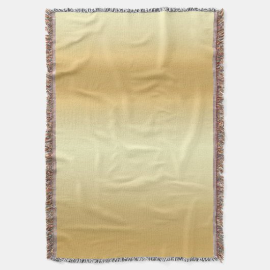 Custom Faux Gold Modern Blank Sjabloon Glamour Deken (Voorkant Verticaal)