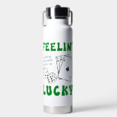 Custom Feelin' Lucky Positive Affirmation & Aces Waterfles (Voorkant)