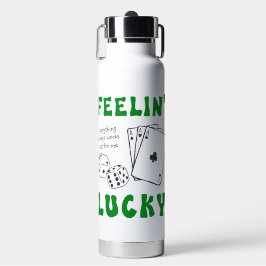 Custom Feelin' Lucky Positive Affirmation & Aces Waterfles