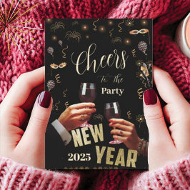 Custom Feestelijke Hoera voor het Nieuwjaarsfeest Kaart