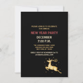 Custom Feestelijke Hoera voor het Nieuwjaarsfeest Kaart (Achterkant)