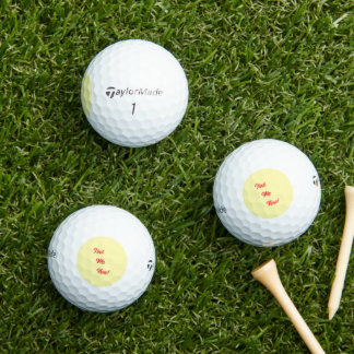 Custom 'Fine me Now!' Taylor Made TP5, 12 Pack Golfballen