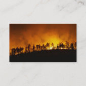 Custom Fire Fighting Firewatch Bescherming Visitekaartje (Achterkant)