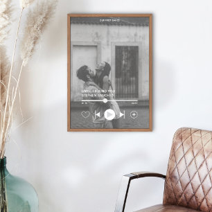 Custom First Dance Song Photo Memorabilia Print Foto Afdruk