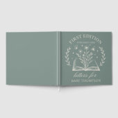 Custom First Edition Book Baby Shower Guest Book Gastenboek (Volledig)