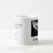 Custom First Moederdag Photo Cute Minimalist Koffiemok (Center)