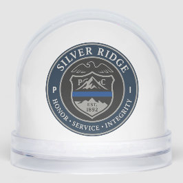 Custom First Responder Support Snow Globe Sneeuwbol