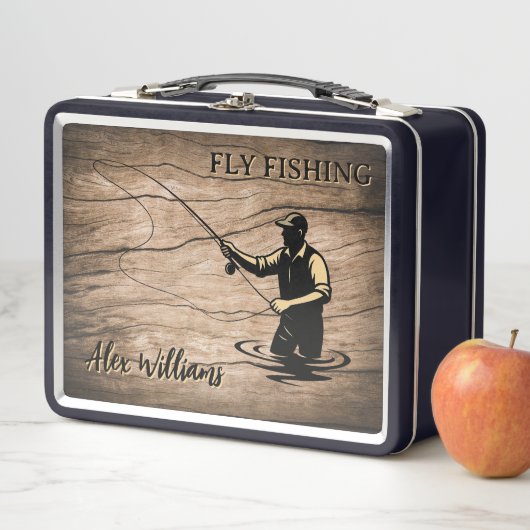 Custom Fishing Box Fishing Gift Fly Fishing Box (In situ)