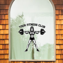 Custom Fitness Club Design voor Branding