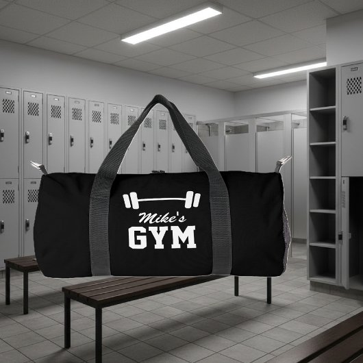 Custom fitness plunjezak voor sportschool