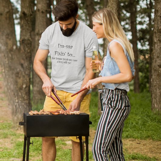 Custom·Fixin naar·Funny Southern Gezegde T-shirt