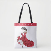 Custom Flamenco Shopping Tas (Voorkant)