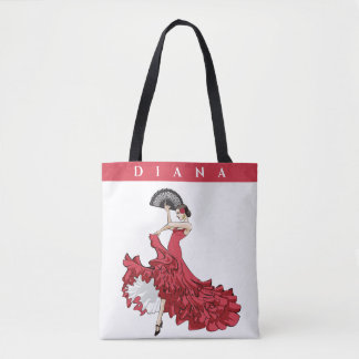 Custom Flamenco Shopping Tas