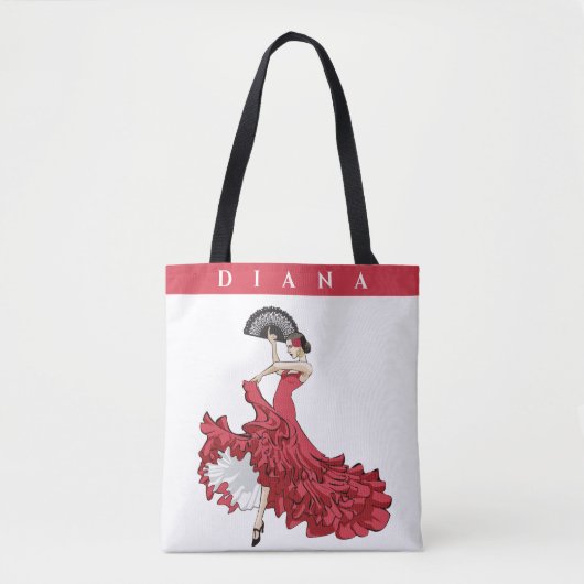 Custom Flamenco Shopping Tas (Voorkant)