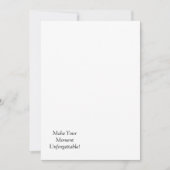 Custom Flat Announcement Kaart (Voorkant)