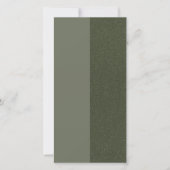 Custom Flat Holiday Kaart in Omgekeerd Moss Split (Voorkant)