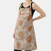 Custom Floral Apron – Culinary Science by [Name] Schort (Insitu)