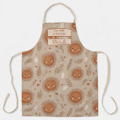 Custom Floral Apron – Culinary Science by [Name] Schort (Voorkant)