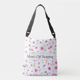 Custom Floral Canvas tas | Cadeau voor mama vriend