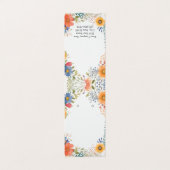 Custom Floral Gevouwen Tent Oorbel Display Kaarten (Buitenkant ongevouwen)