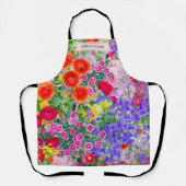 Custom Floral Gift – Verjaardag voor oma Schort (Voorkant)
