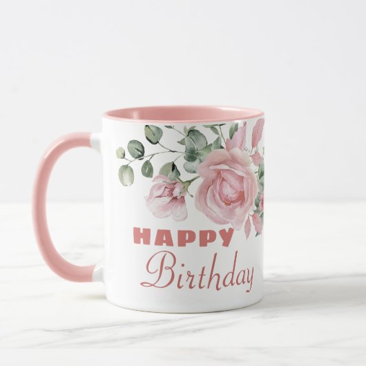Custom Floral Happy Birthday  Mok (Links)