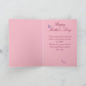 Custom Floral Moederdag Kaart (Binnen)