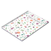 Custom Floral Notitieboek – Verjaardagscadeau voor (Linkerzijde)