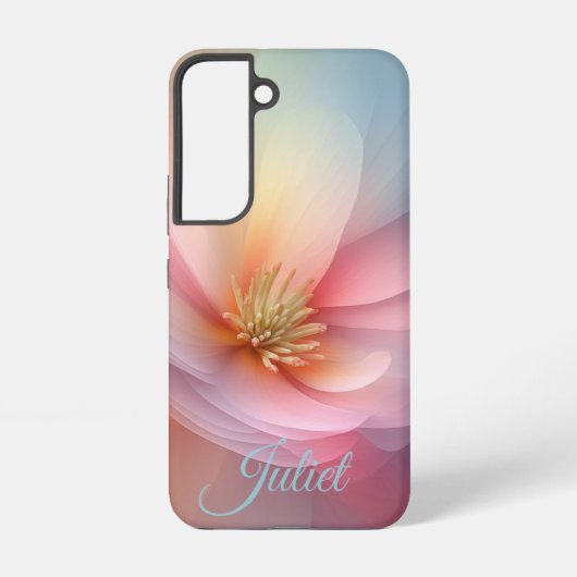 Custom Floral Phone Case Samsung Galaxy Hoesje (Achterkant)