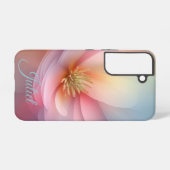 Custom Floral Phone Case Samsung Galaxy Hoesje (Achterkant horizontaal)