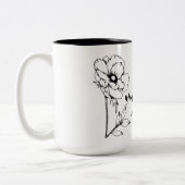 Custom Floral Quote Mok voor Mam (Links)