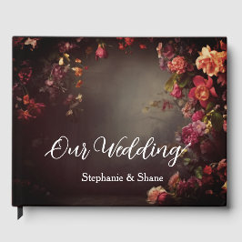 Custom Floral Wedding Gastenboek