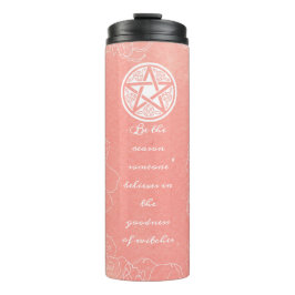 Custom Floral Wiccan Thermosbeker