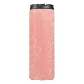 Custom Floral Wiccan Thermosbeker (Achterkant)