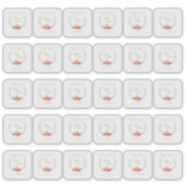 Custom Floral Wreath Wedding Sanitizer Hand Gel Sticker (Voorkant)