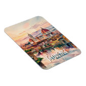 Custom Florence Duomo Cathedral Watercolor Skyline Magneet (Rechterzijde)