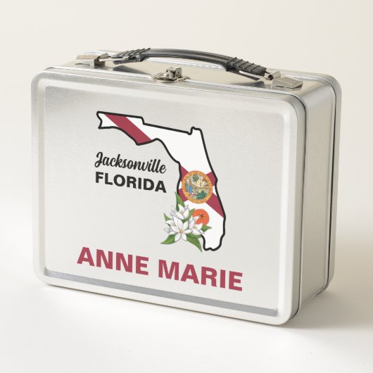 Custom Florida Flag State Flower Sinaasappel Bloss (Voorkant)