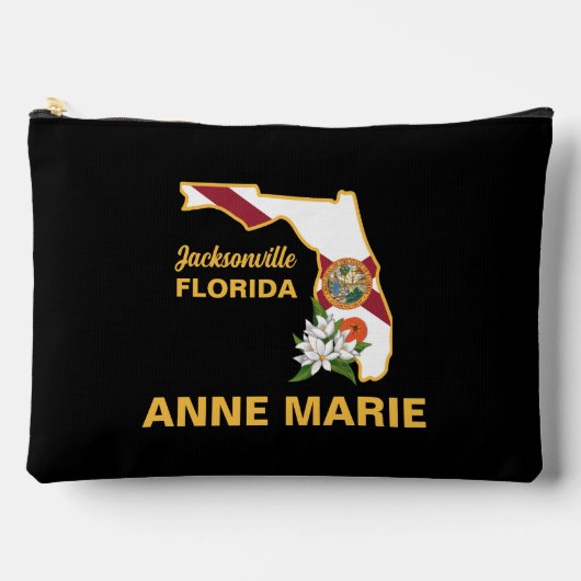 Custom Florida Flag State Flower Sinaasappel Bloss Etui (Voorkant)