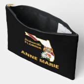 Custom Florida Flag State Flower Sinaasappel Bloss Etui (Open)