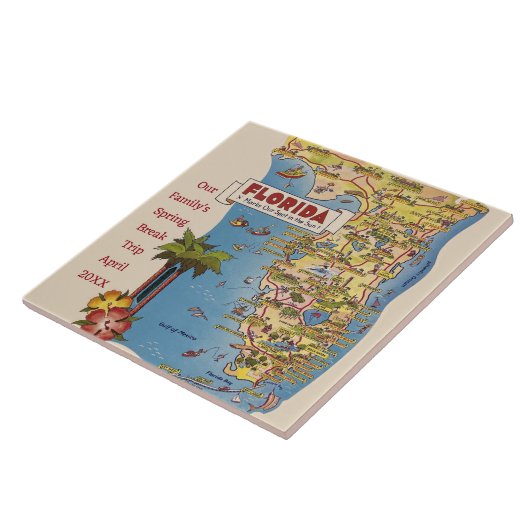 Custom Florida Tegel Tegeltje (Zijkant)