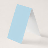 Custom Flourish Aqua Tent Oorbel Display Kaarten (Achterkant)