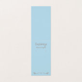 Custom Flourish Aqua Tent Oorbel Display Kaarten (Buitenkant ongevouwen)