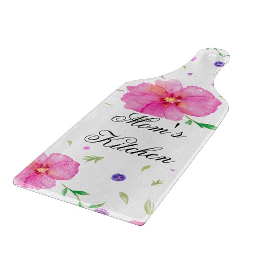 Custom Flower Board – Doordacht Cadeau voor Mam Snijplank (Hoek)