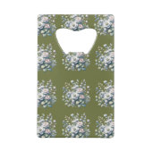 Custom flower creditkaart flessenopener (Achterkant)