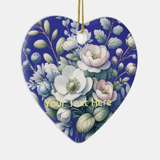 Custom flower design keramisch ornament (Rechts)