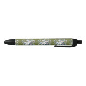 Custom flower design  zwarte inkt pen (Bodem)