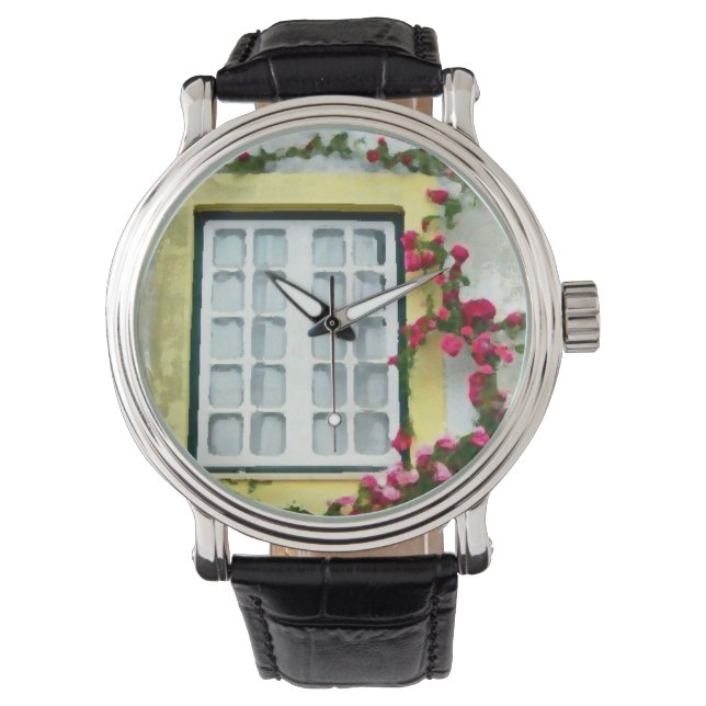 Custom flower horloge (Voorkant)
