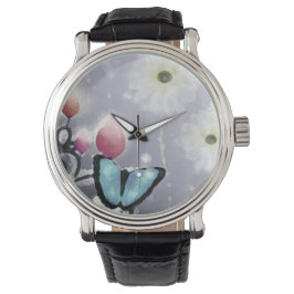 Custom flower horloge