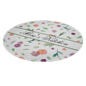 Custom Flower Kitchen Board - Cadeau voor Natuur M Snijplank (Hoek)