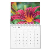 Custom Flowers Calendar | Redactionele tekst Kalender (Jan 2026)